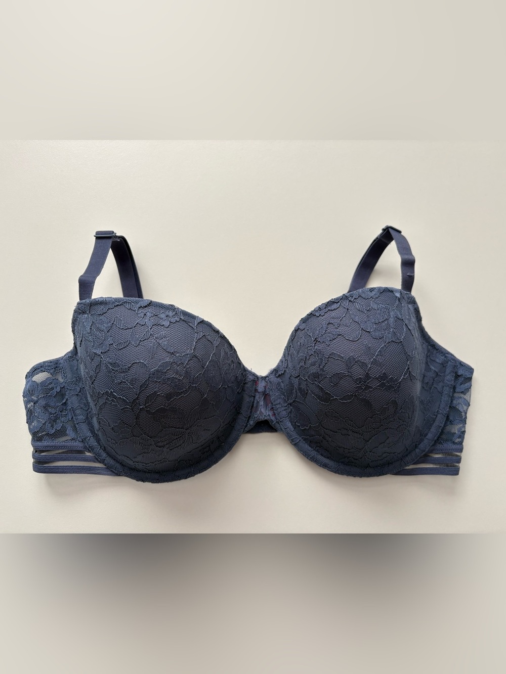 Elegant Lace Dusty Blue Bra from La SENZA - 36C